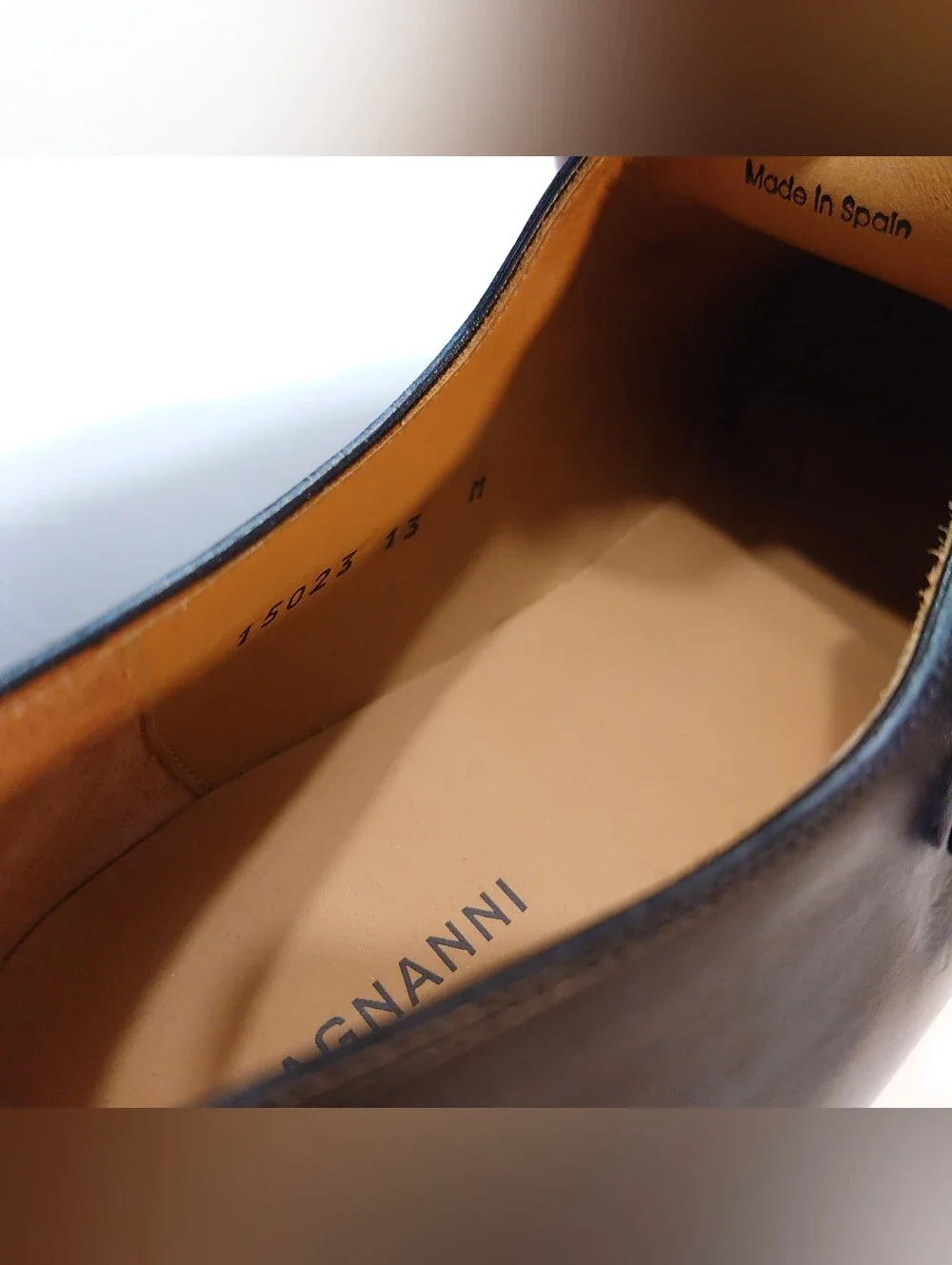 Magnanni Beltran Monk Strap Shoes Navy Blue RARE TO FIND